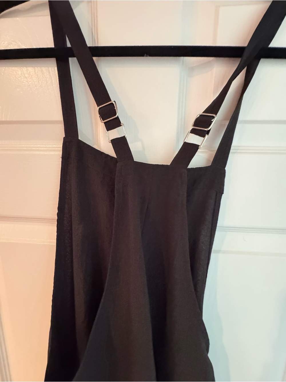 Cozy Casual Black Jumpsuit with Adjustable Straps